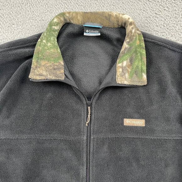 Columbia PHG Fleece Jacket Mens XXL Camo Collar Hunting Outdoors Winter - Picture 3 of 10